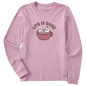 Women's Cocoa Time Long Sleeve Crusher Tee Life is Good