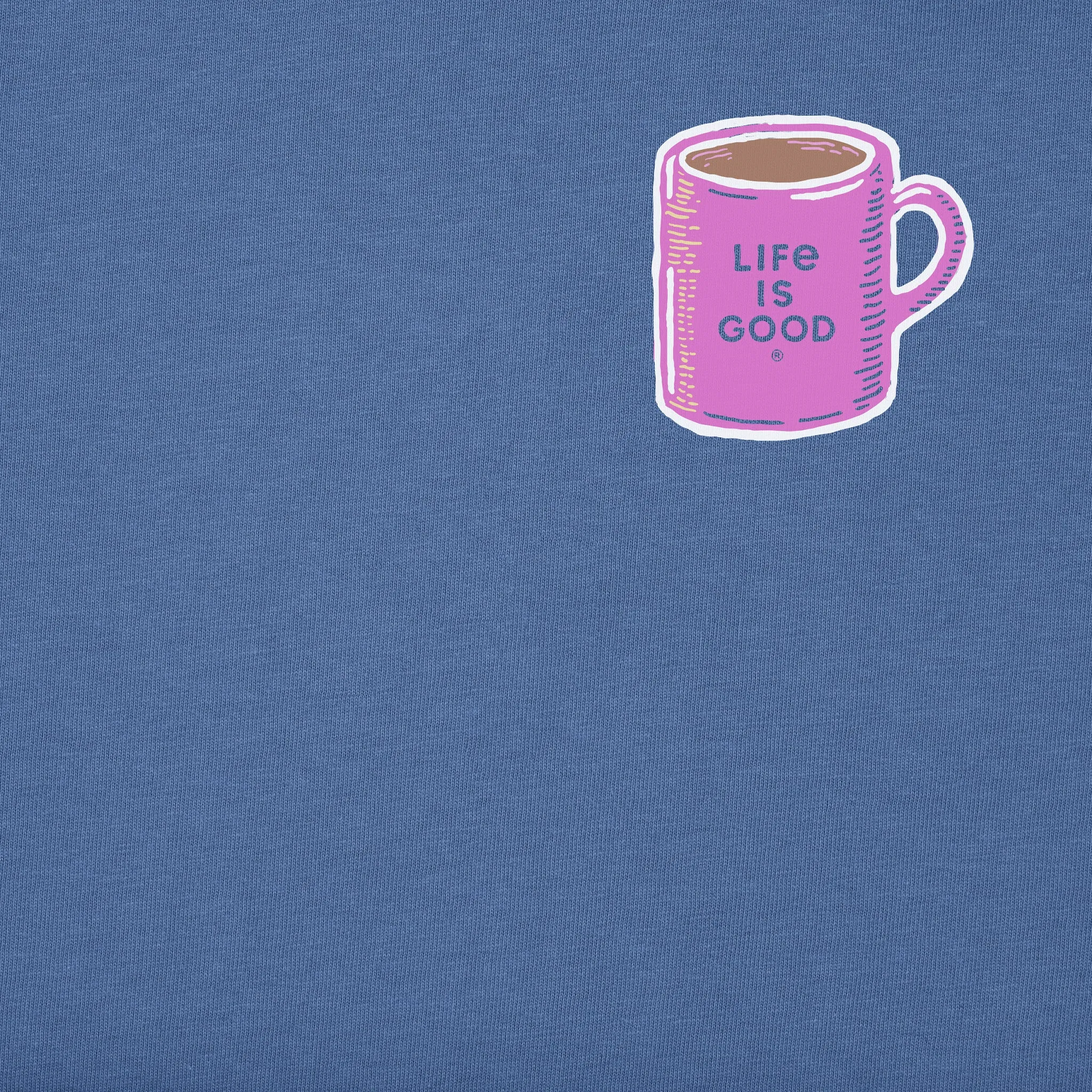 Women's Coffee Eye-Opener Tarot Short Sleeve Tee Life is Good