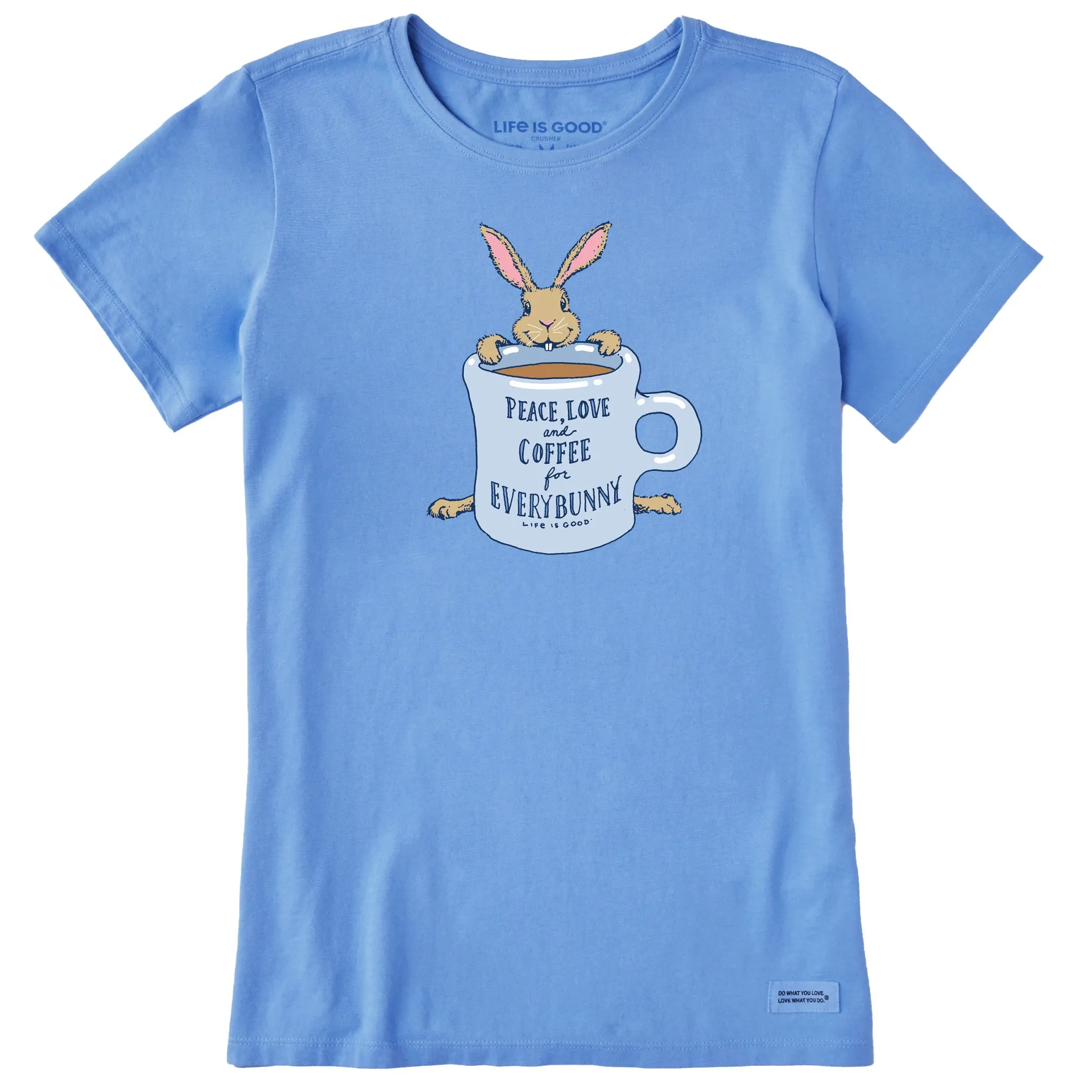 Women's Coffee For Everybunny Short Sleeve Tee Life is Good