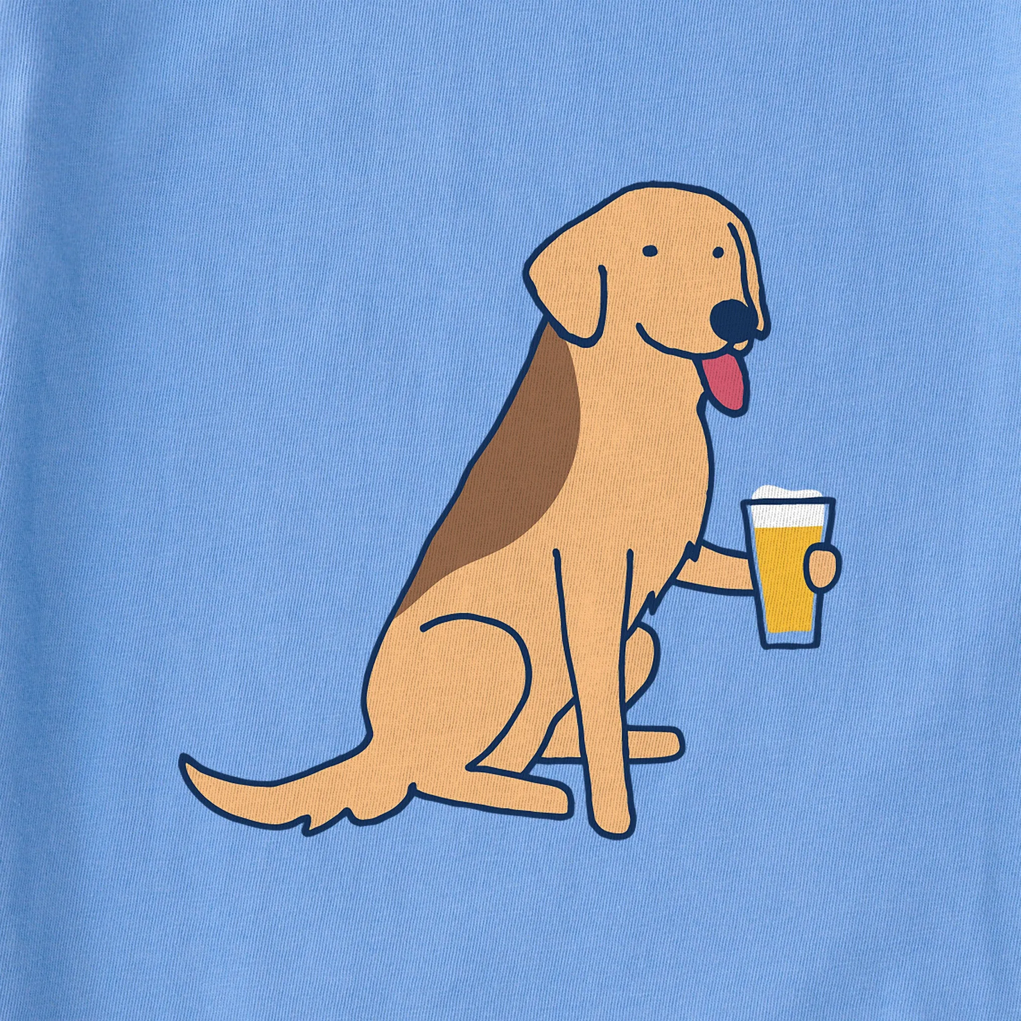 Women's Cold Beer Dog Short Sleeve Crusher Tee Life is Good