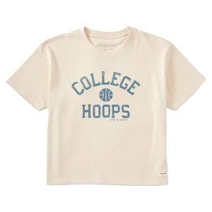 Women's College Hoops Short Sleeve Crusher Boxy Tee Life is Good
