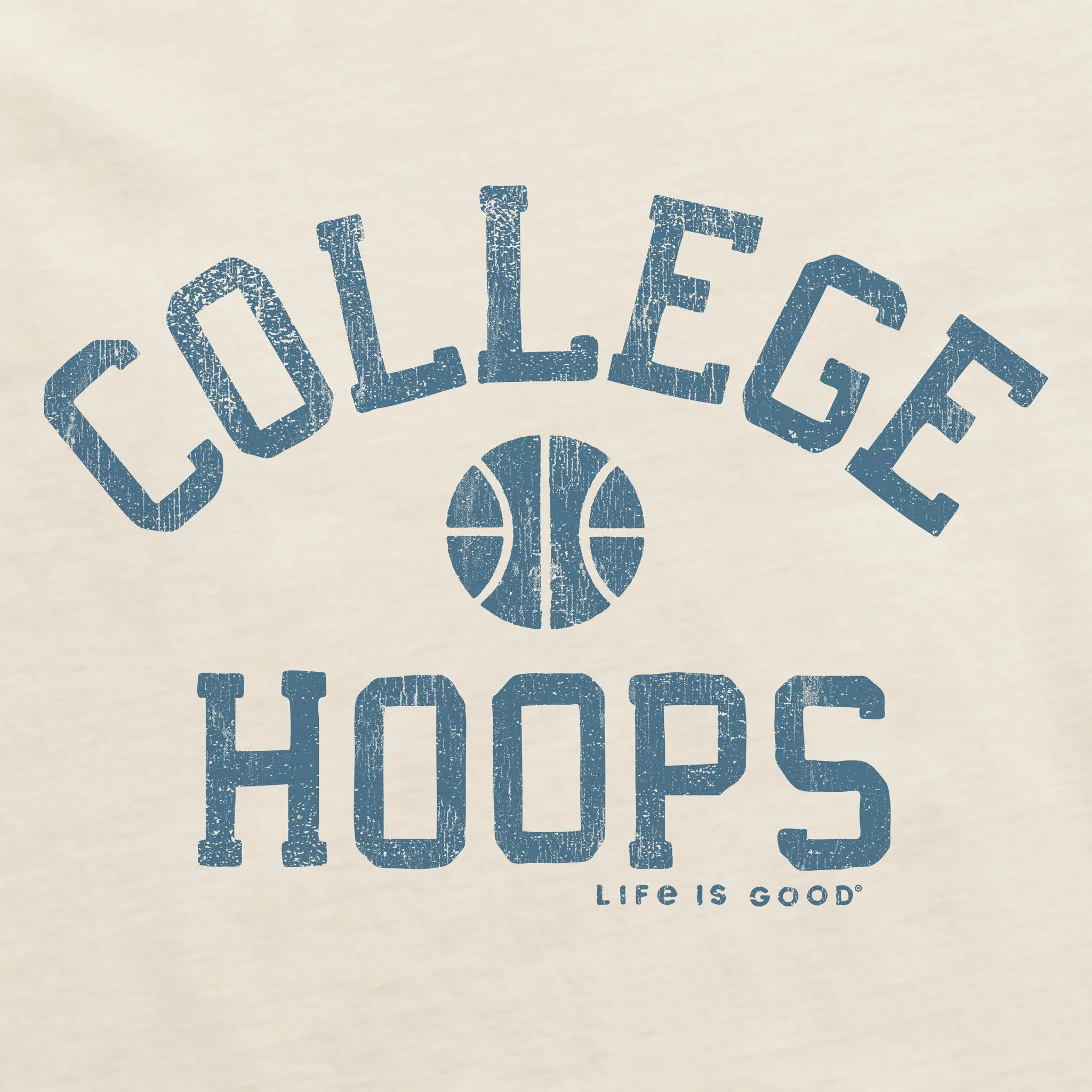 Women's College Hoops Short Sleeve Crusher Boxy Tee Life is Good