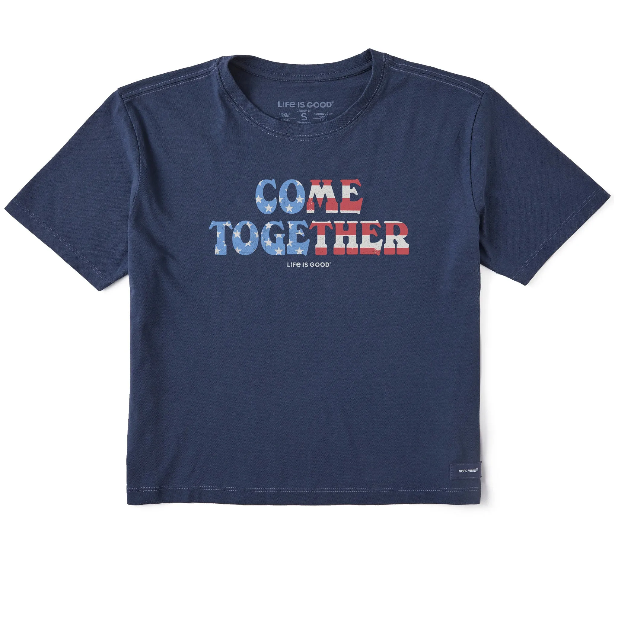 Women's Come Together Short Sleeve Crusher Boxy Tee Life is Good