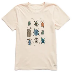Women's Cool Bug Grid Short Sleeve Crusher Tee Life is Good