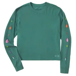 Women's Cool Bugs Long Sleeve Crusher Boxy Tee Life is Good
