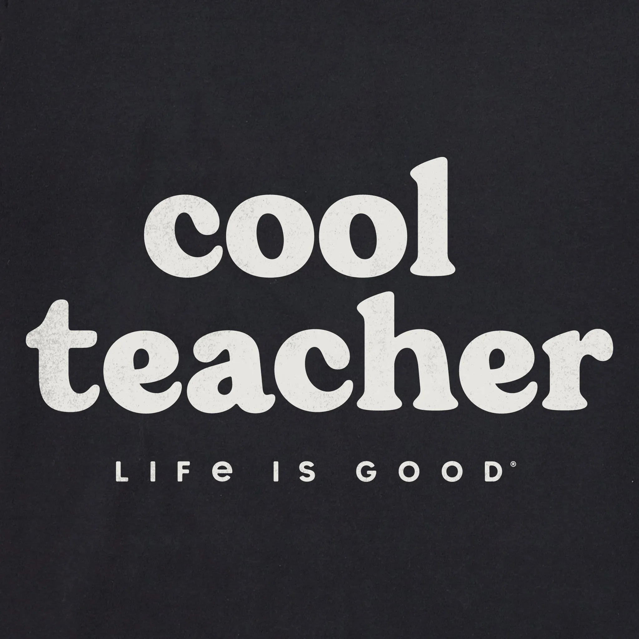 Women's Cool Teacher Stack Short Sleeve Crusher Boxy Tee Life is Good