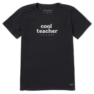Women's Cool Teacher Stack Short Sleeve Tee Life is Good