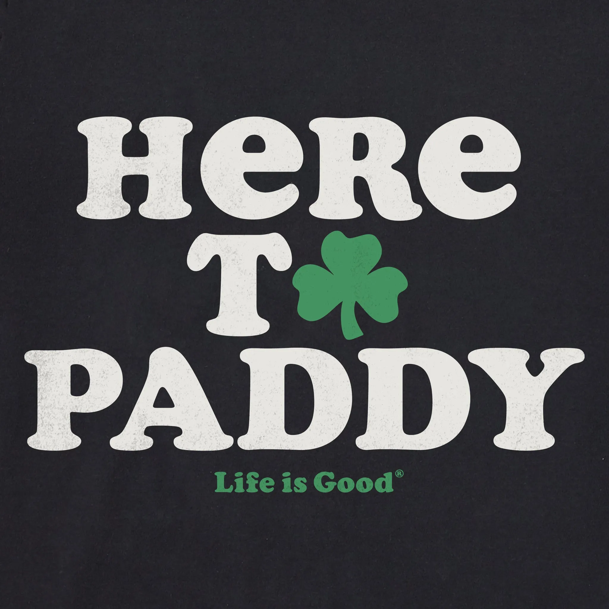 Women's Cooper Here to Paddy Clover Crusher Boxy Hoodie Life is Good