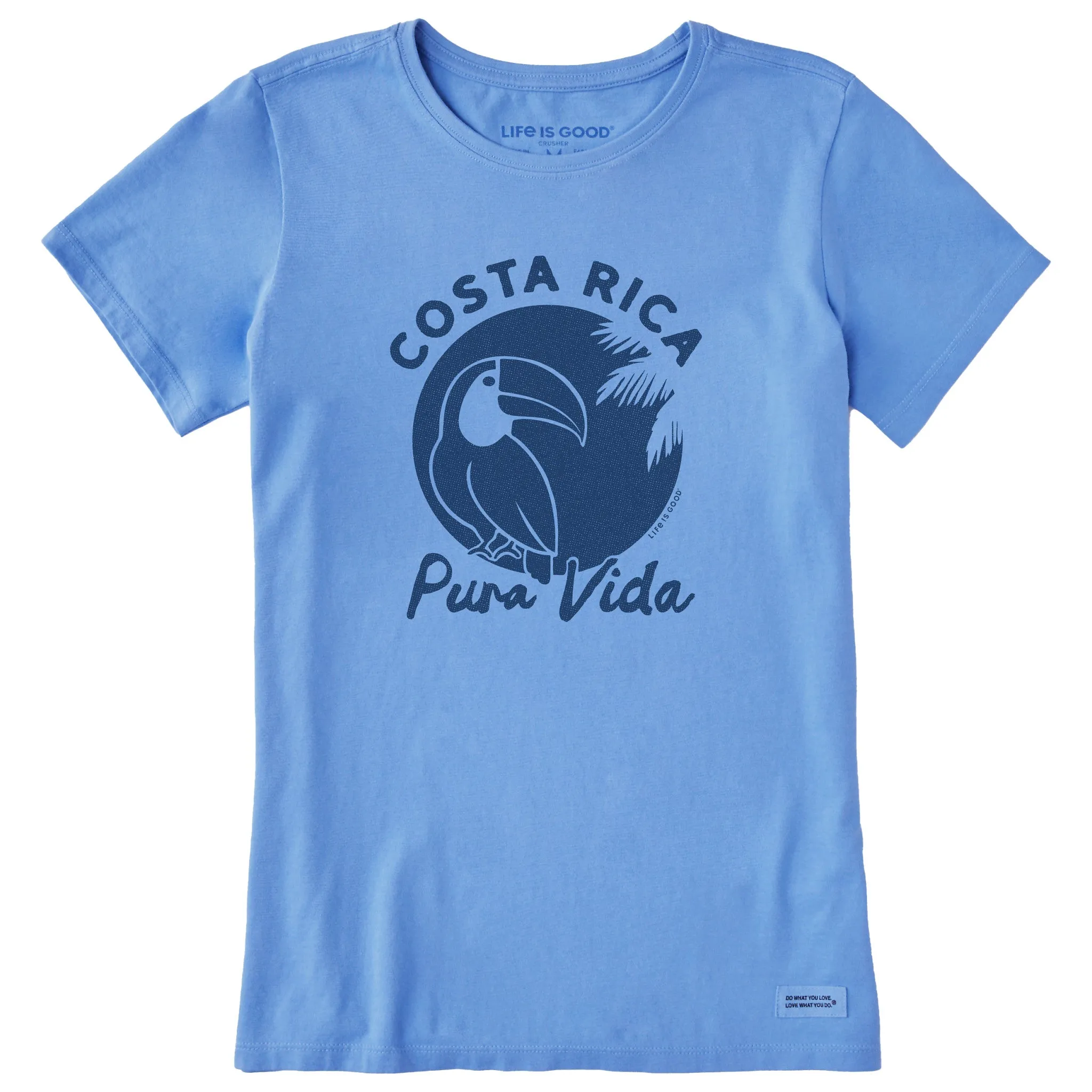 Women's Costa Rica Pura Vida Short Sleeve Crusher Tee Life is Good