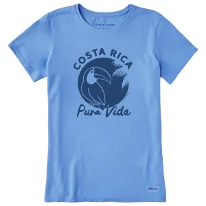 Women's Costa Rica Pura Vida Short Sleeve Crusher Tee Life is Good