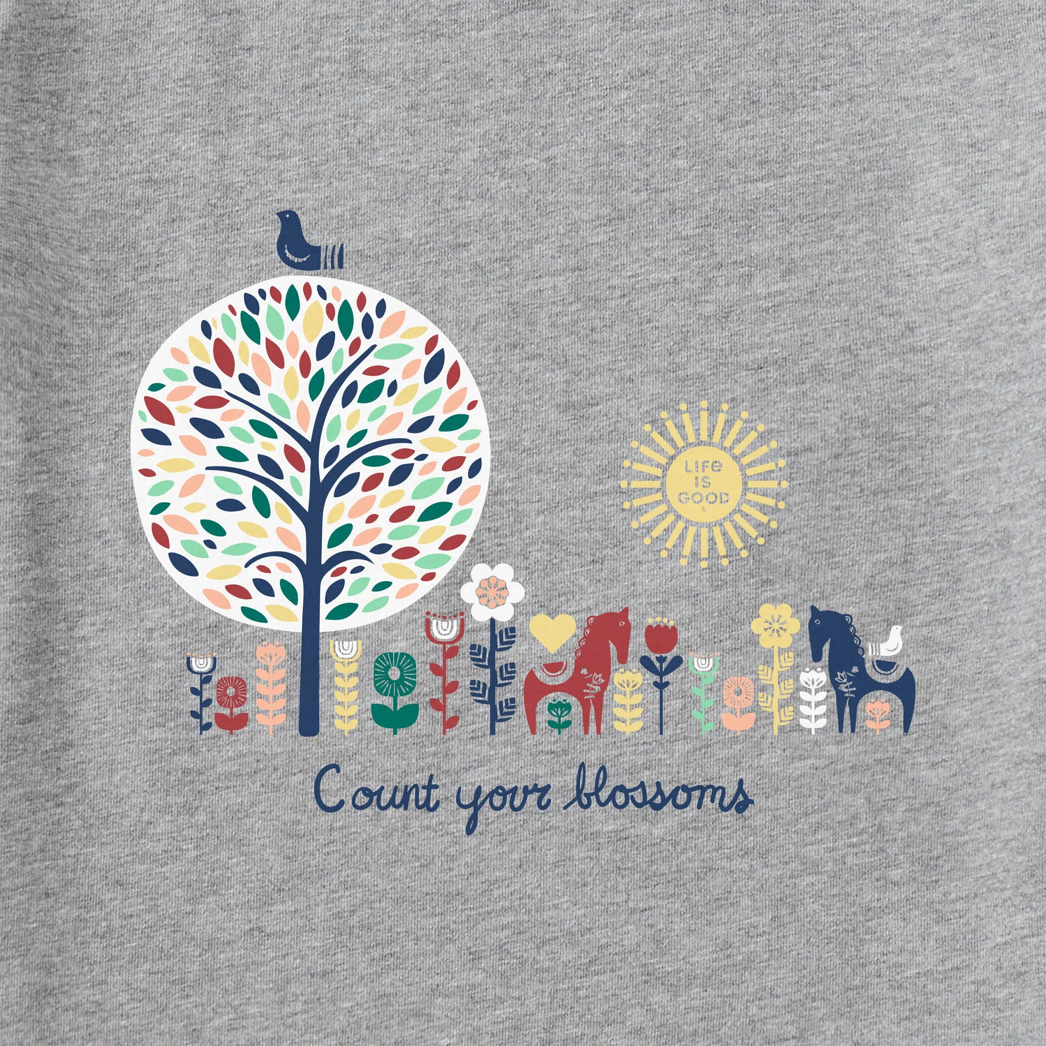 Women's Count your Blossoms Short Sleeve Tee Life is Good