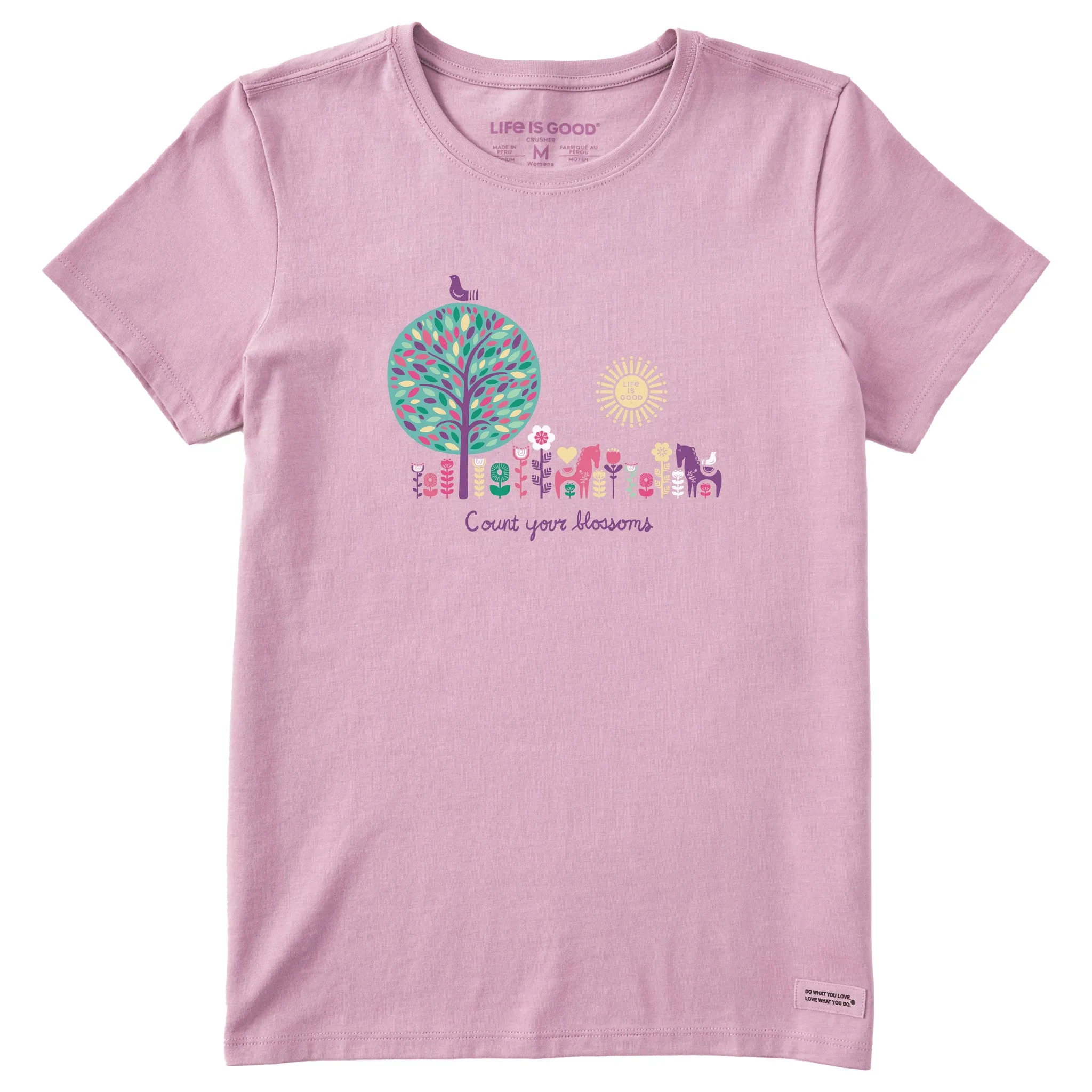 Women's Count your Blossoms Short Sleeve Tee Life is Good