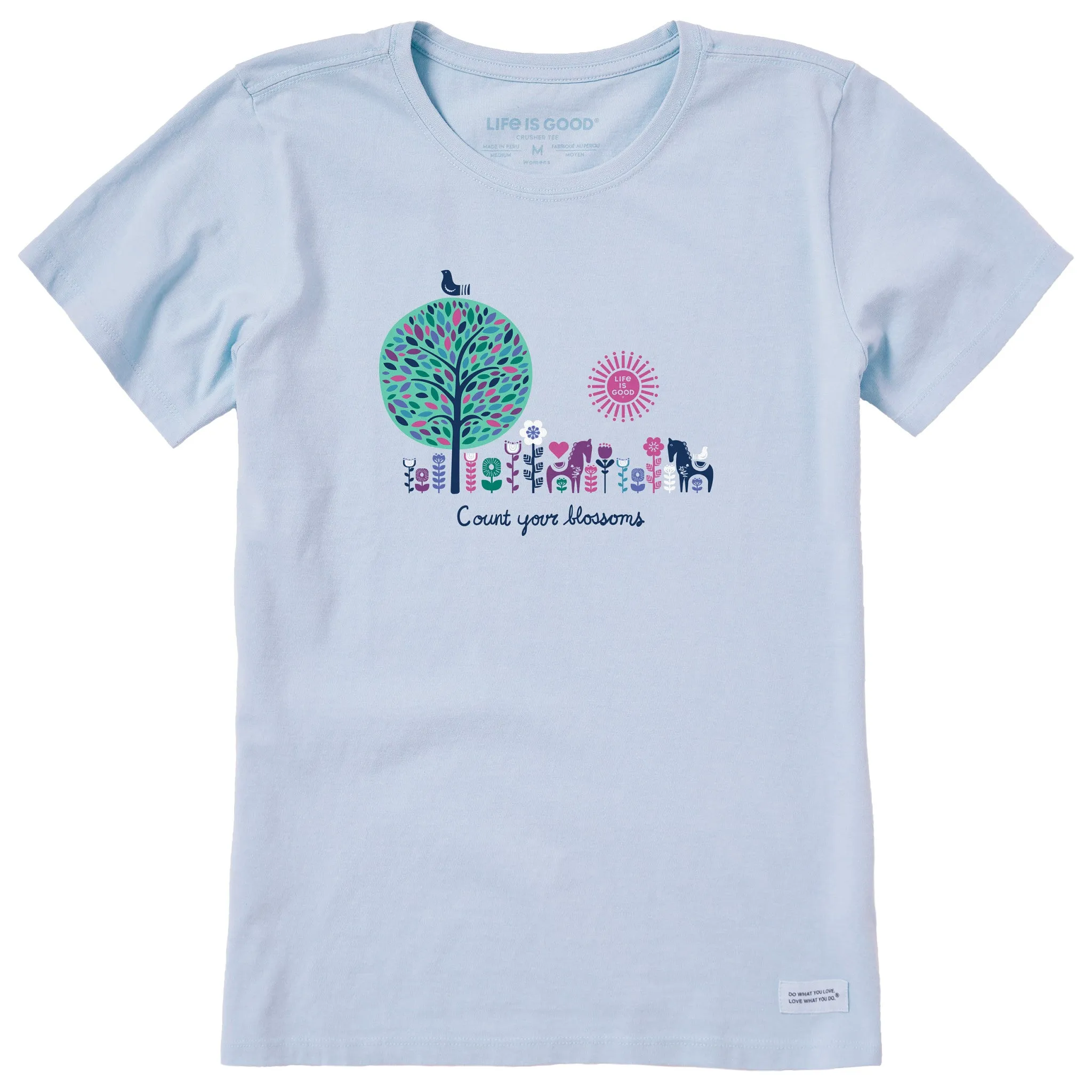 Women's Count your Blossoms Short Sleeve Tee Life is Good
