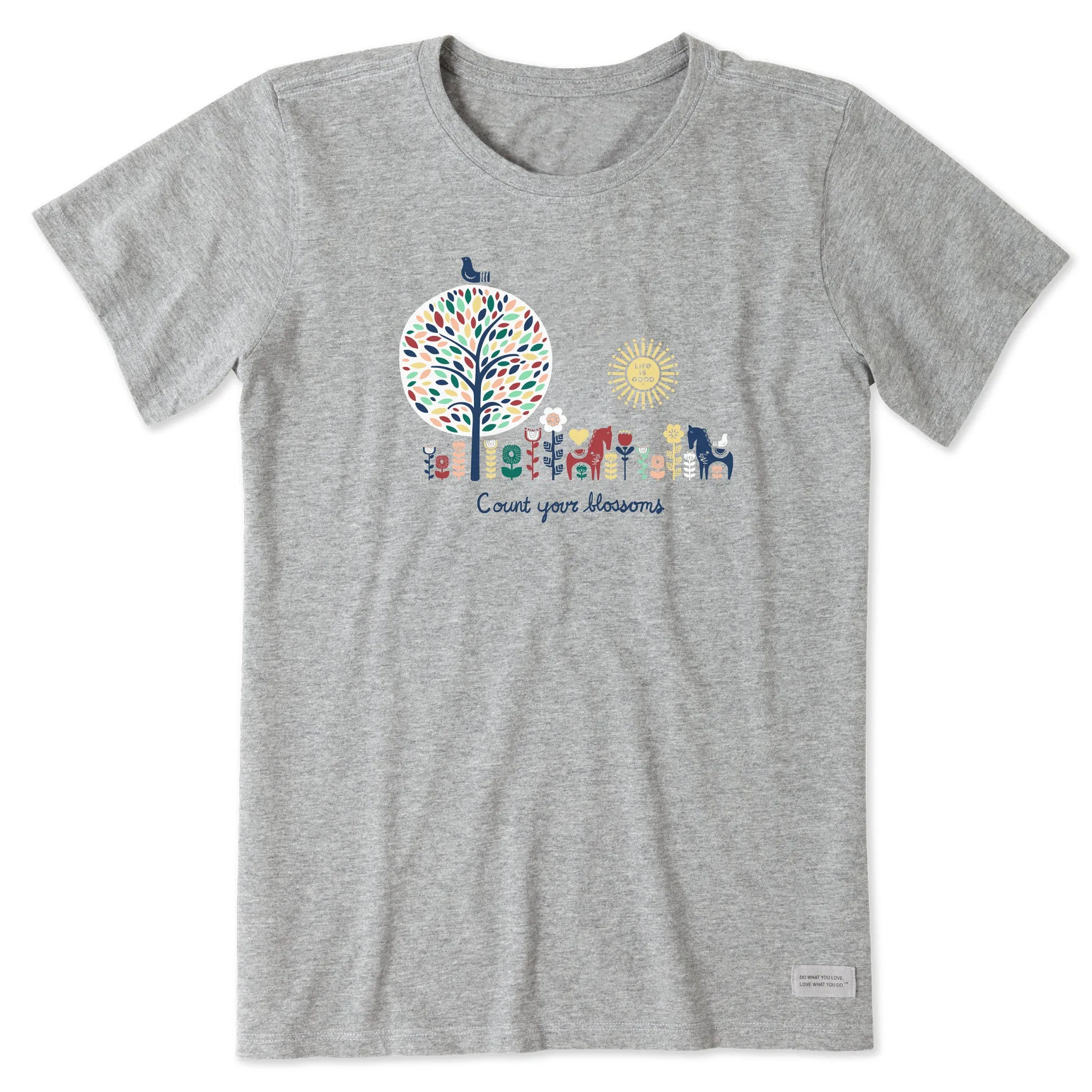 Women's Count your Blossoms Short Sleeve Tee Life is Good