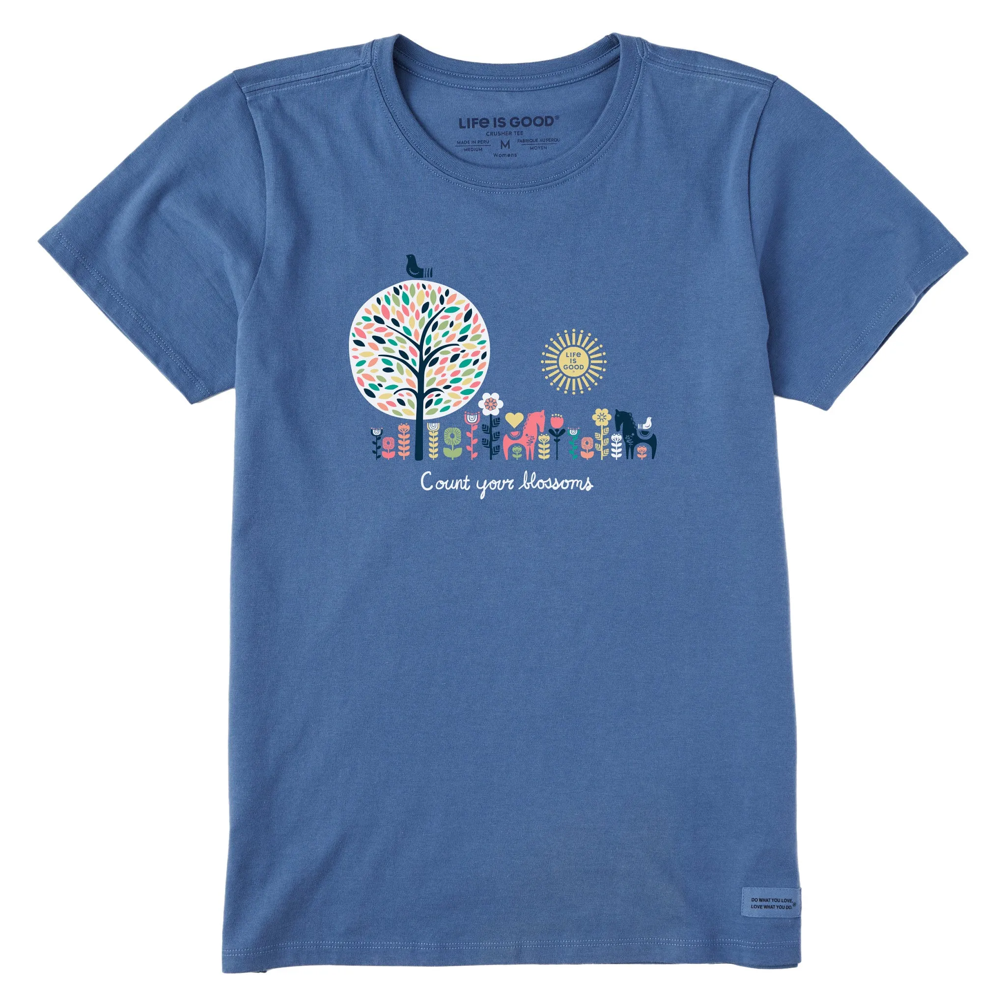 Women's Count your Blossoms Short Sleeve Tee Life is Good