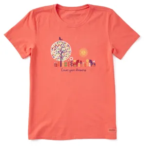 Women's Count your Blossoms Short Sleeve Tee Life is Good