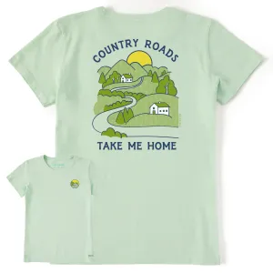 Women's Country Roads Take Me Home Short Sleeve Crusher Tee Life is Good