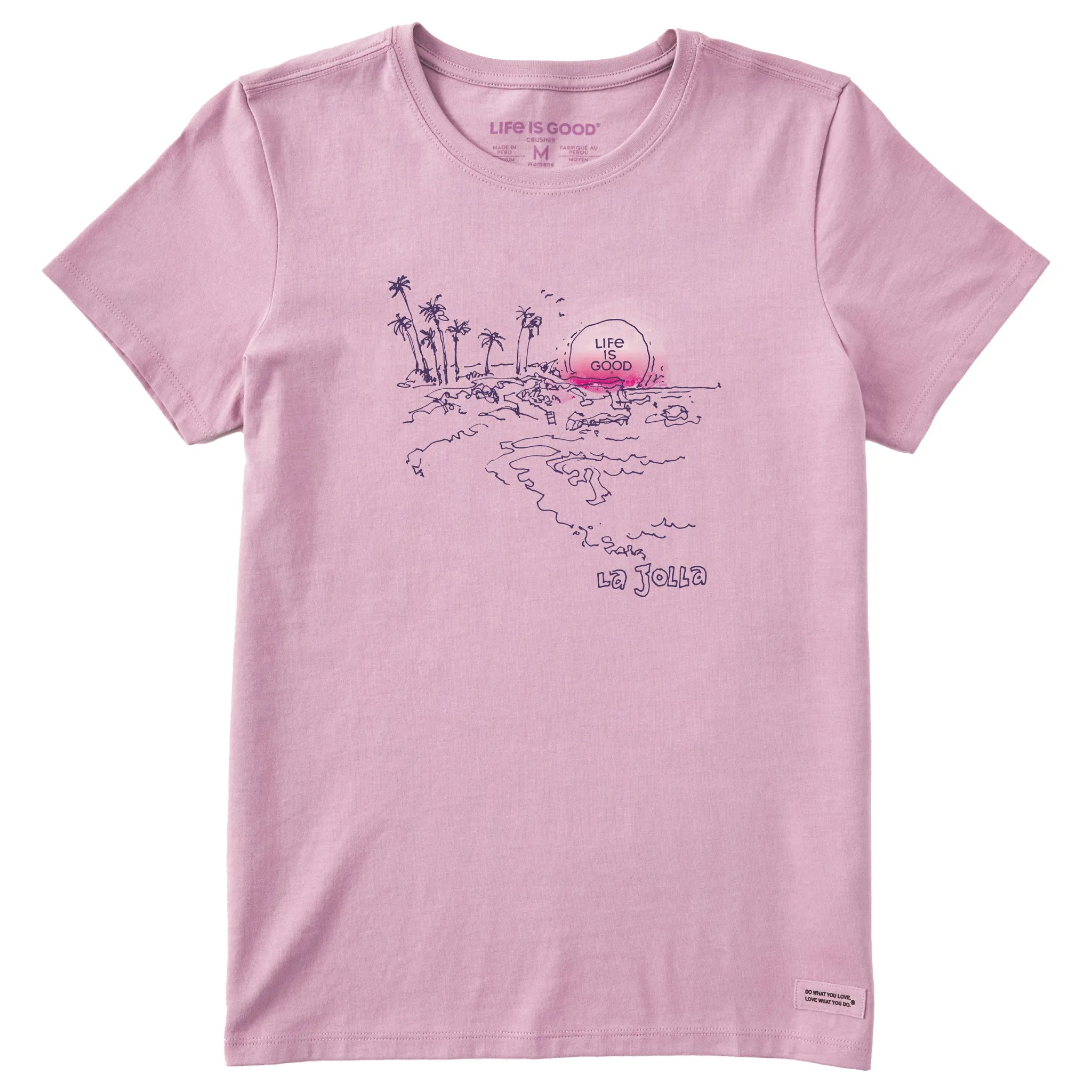 Women's Cove La Jolla Short Sleeve Crusher Tee Life is Good