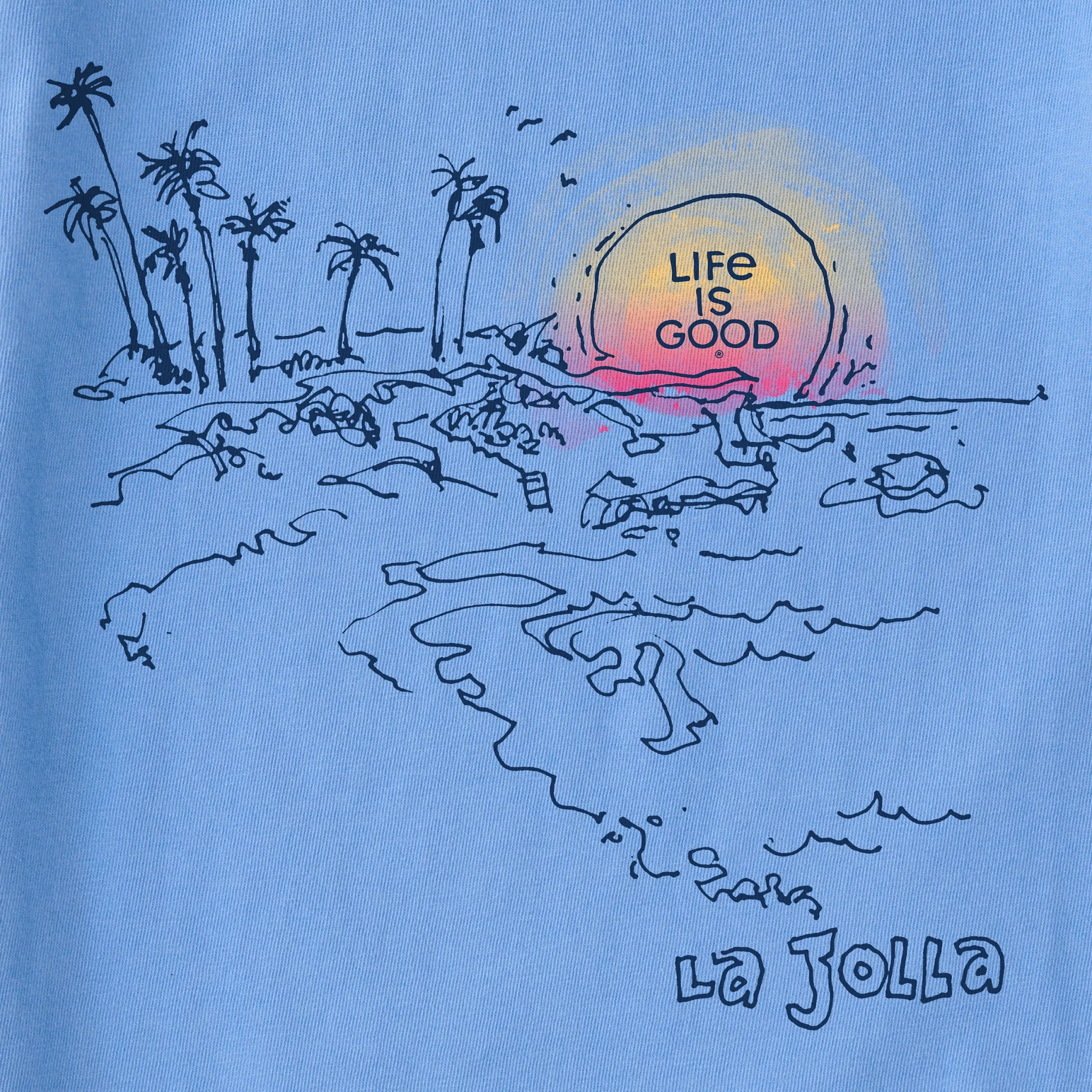 Women's Cove La Jolla Short Sleeve Crusher Tee Life is Good