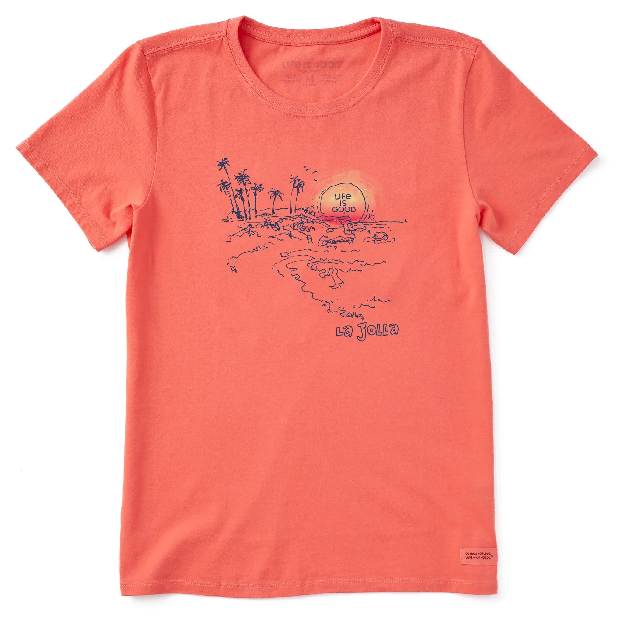 Women's Cove La Jolla Short Sleeve Crusher Tee Life is Good