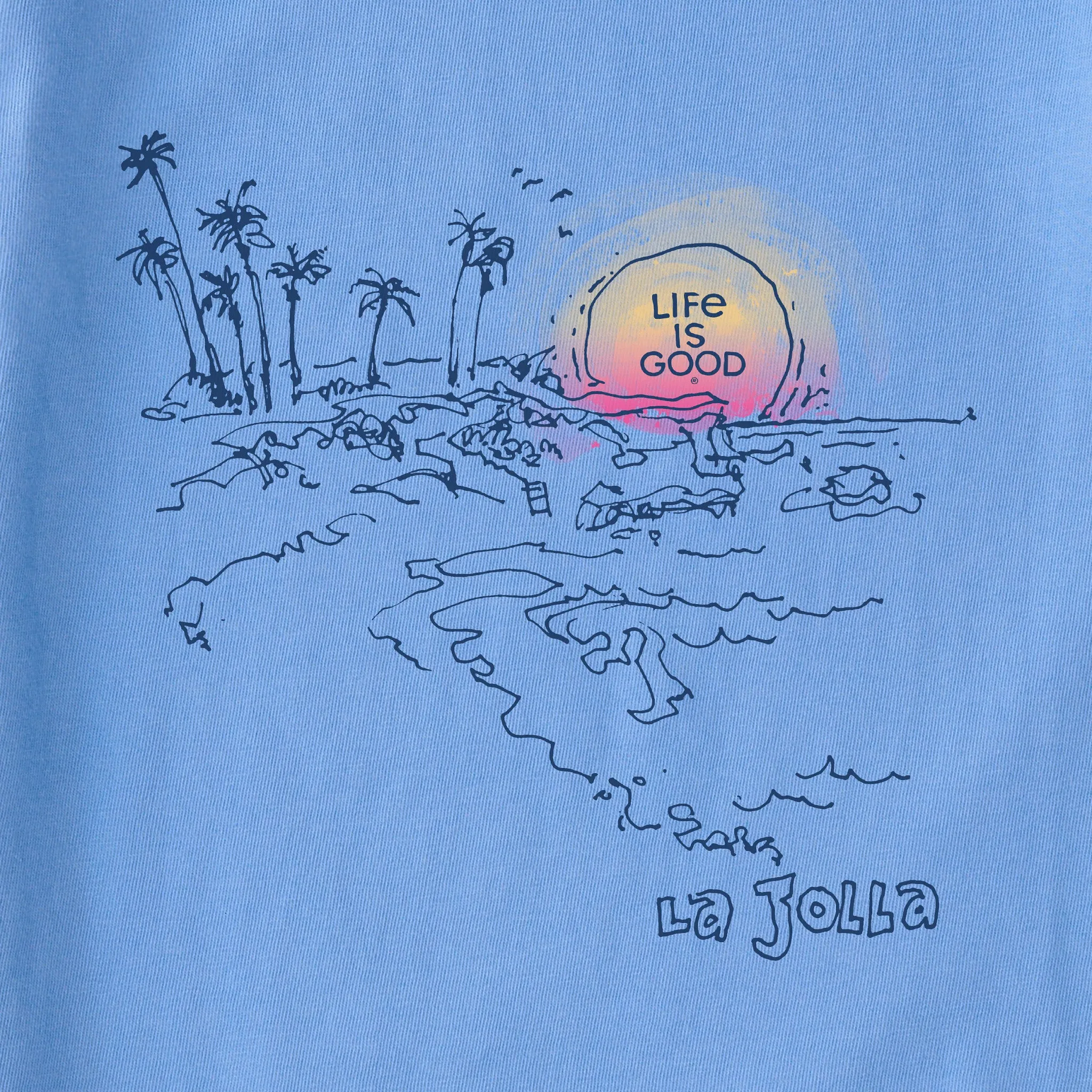 Women's Cove La Jolla Simply True Crew Life is Good