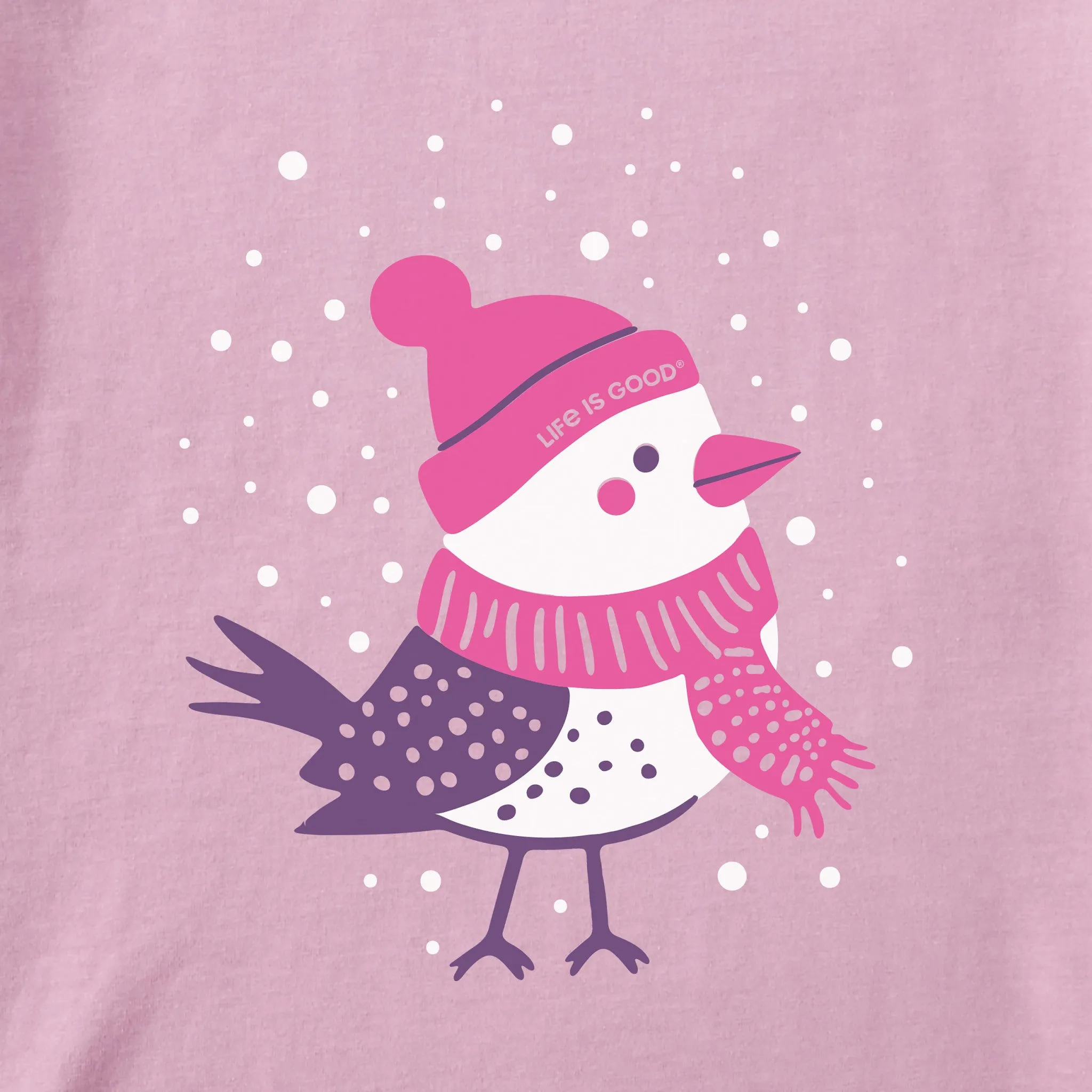 Women's Cozy Snowbird Long Sleeve Crusher Tee Life is Good