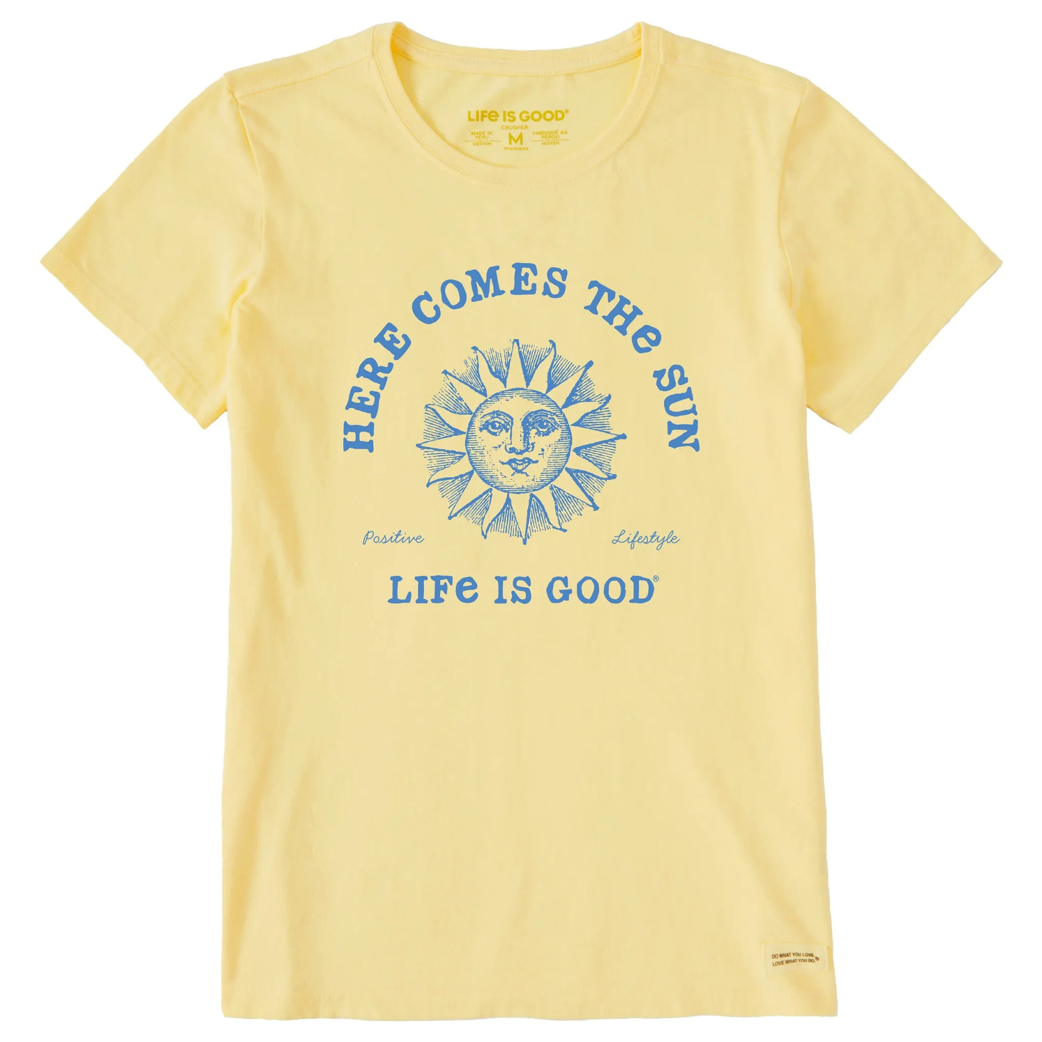Women's Crafty Here Comes the Sun Short Sleeve Tee Life is Good