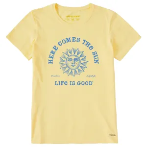 Women's Crafty Here Comes the Sun Short Sleeve Tee Life is Good