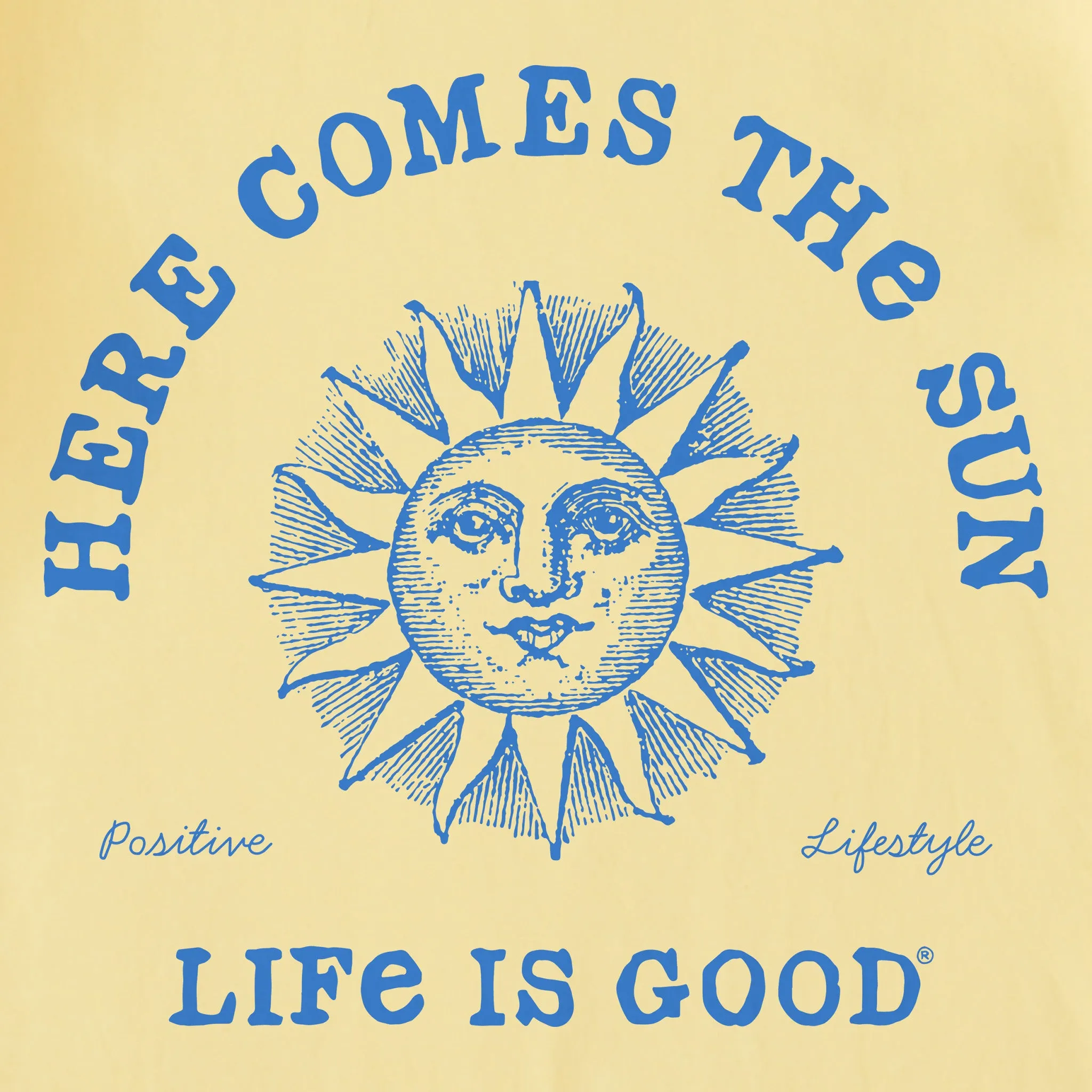 Women's Crafty Here Comes the Sun Short Sleeve Tee Life is Good
