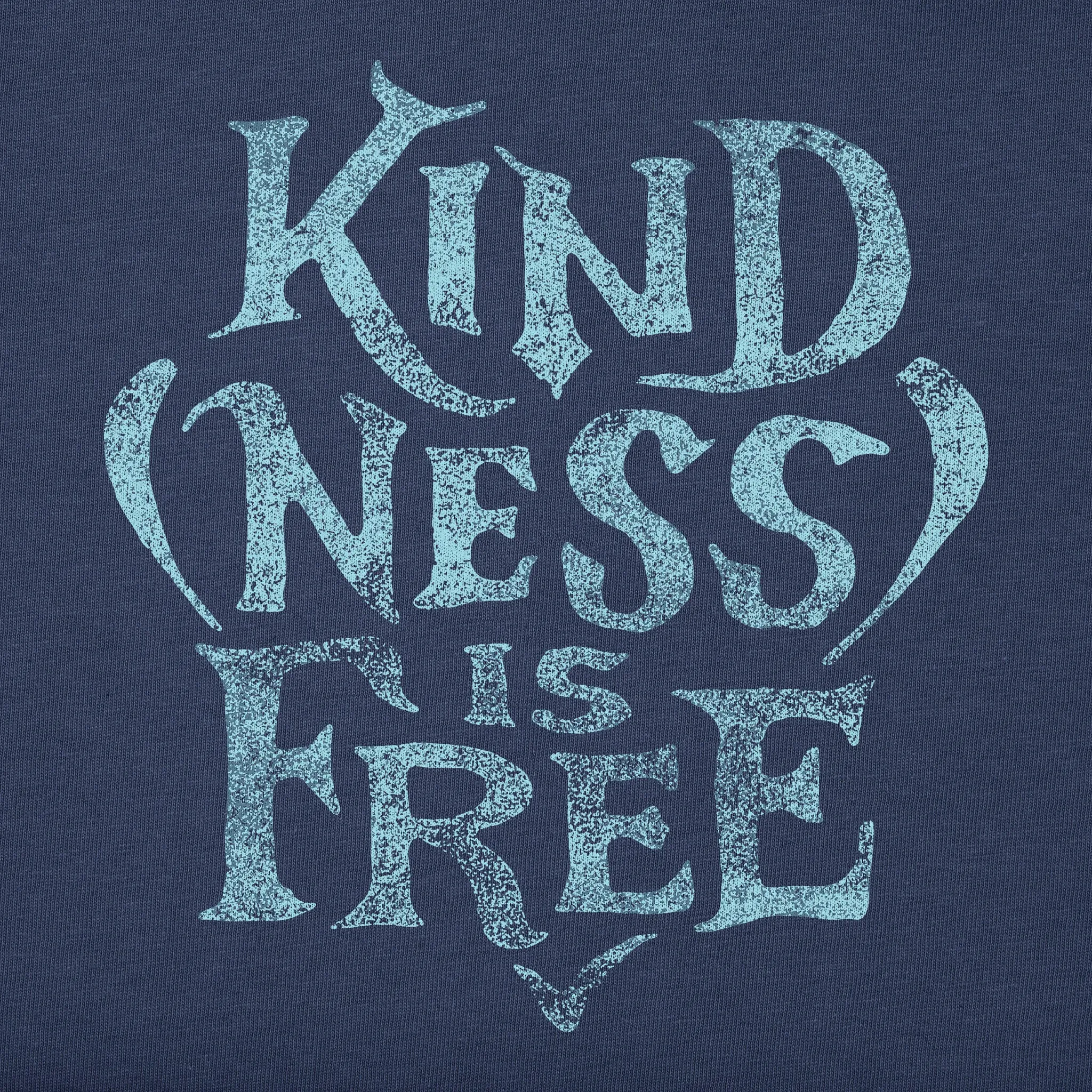 Women's Crafty Kindness is Free Short Sleeve Tee Life is Good
