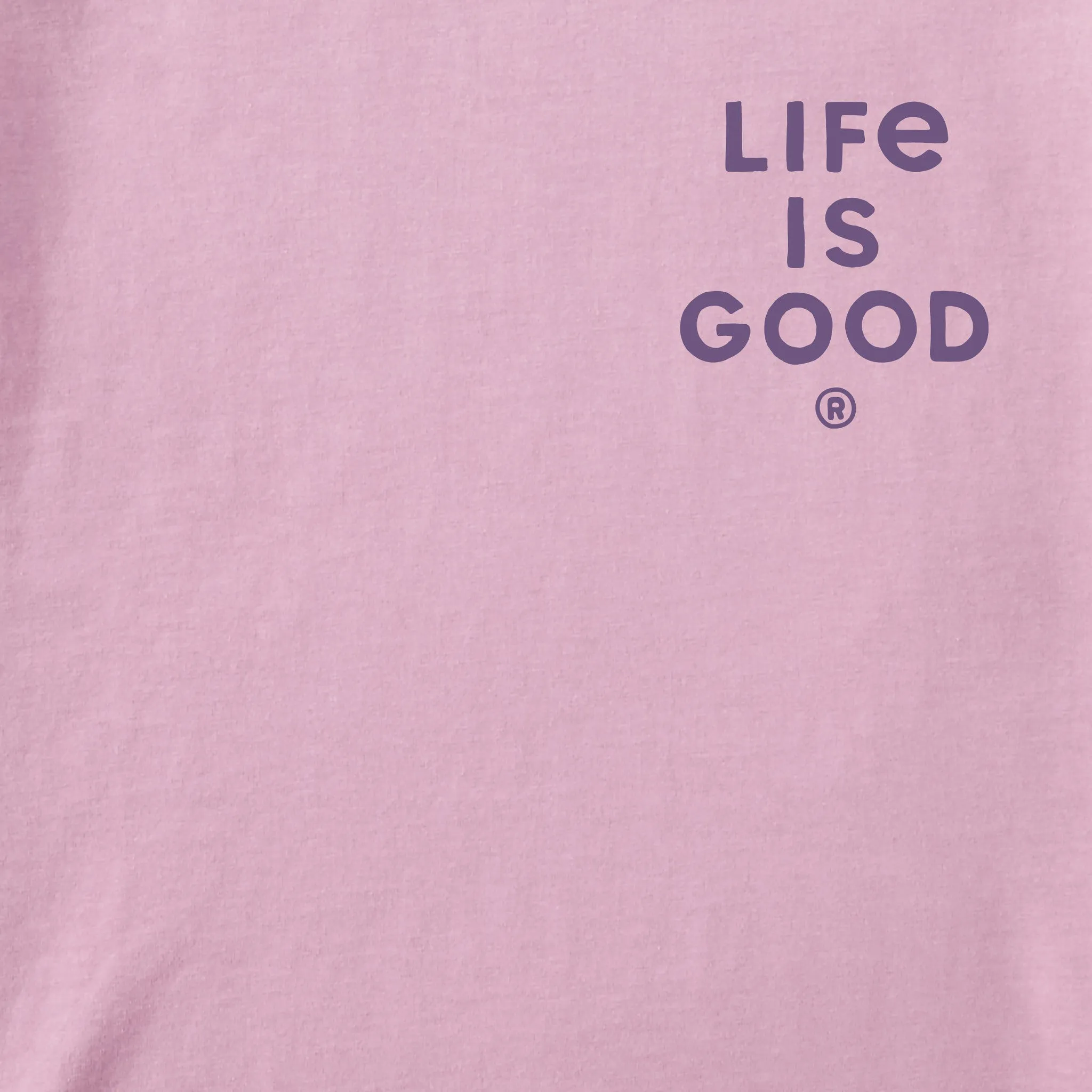Women's Crafty Rose Short Sleeve Crusher Tee Life is Good