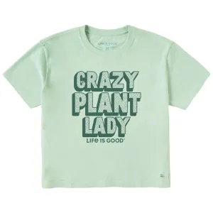 Women's Crazy Plant Lady Short Sleeve Crusher Boxy Tee Life is Good