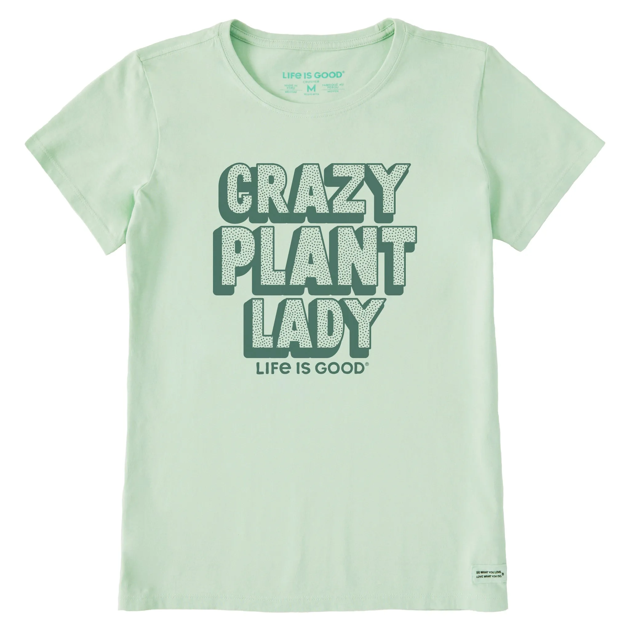 Women's Crazy Plant Lady Short Sleeve Crusher Tee Life is Good
