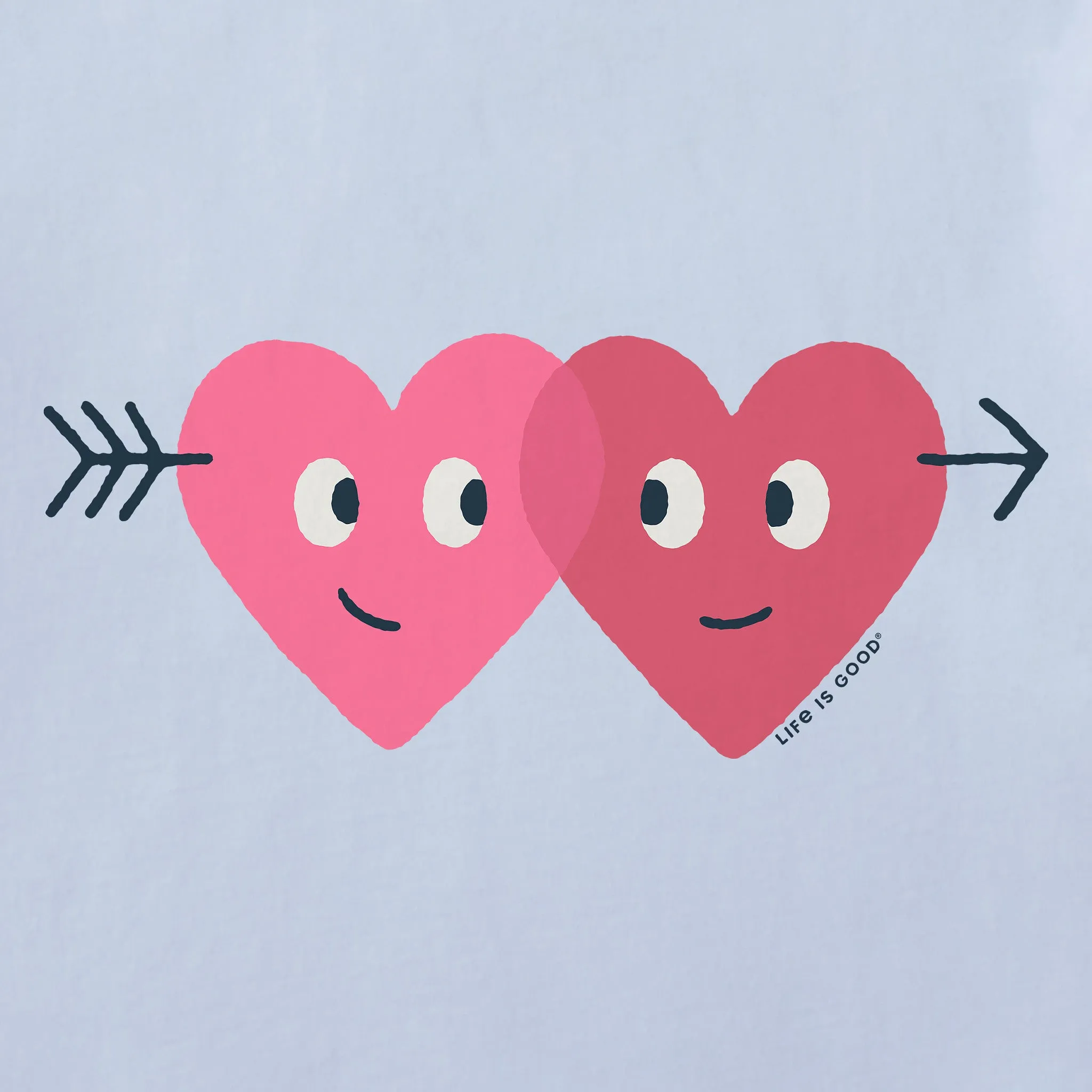 Women's Cupid Got Us Short Sleeve Crusher Tee Life is Good
