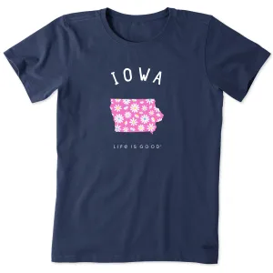 Women's Daisies Iowa Short Sleeve Crusher Tee Life is Good
