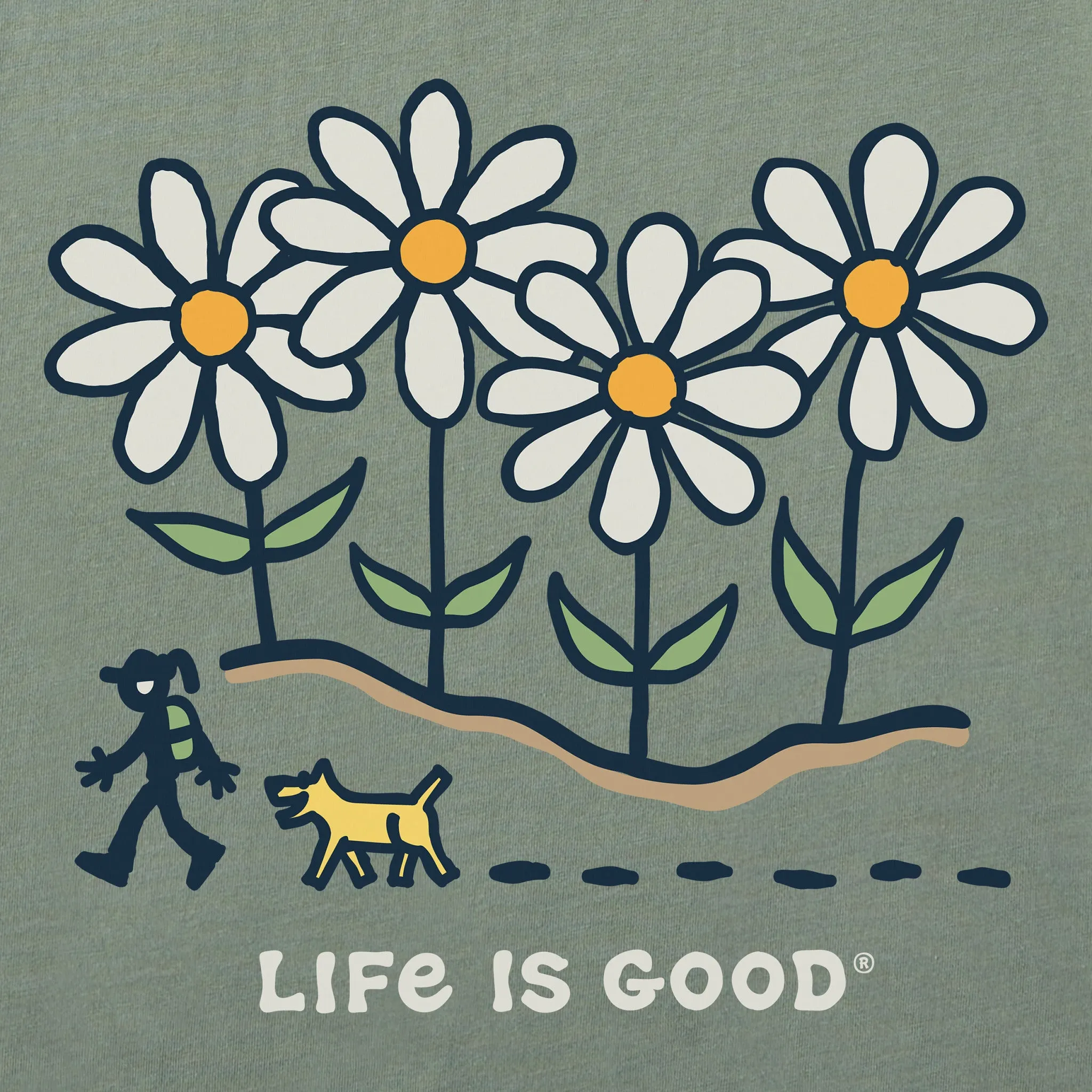 Women's Daisy Hike Short Sleeve Crusher Tee Life is Good