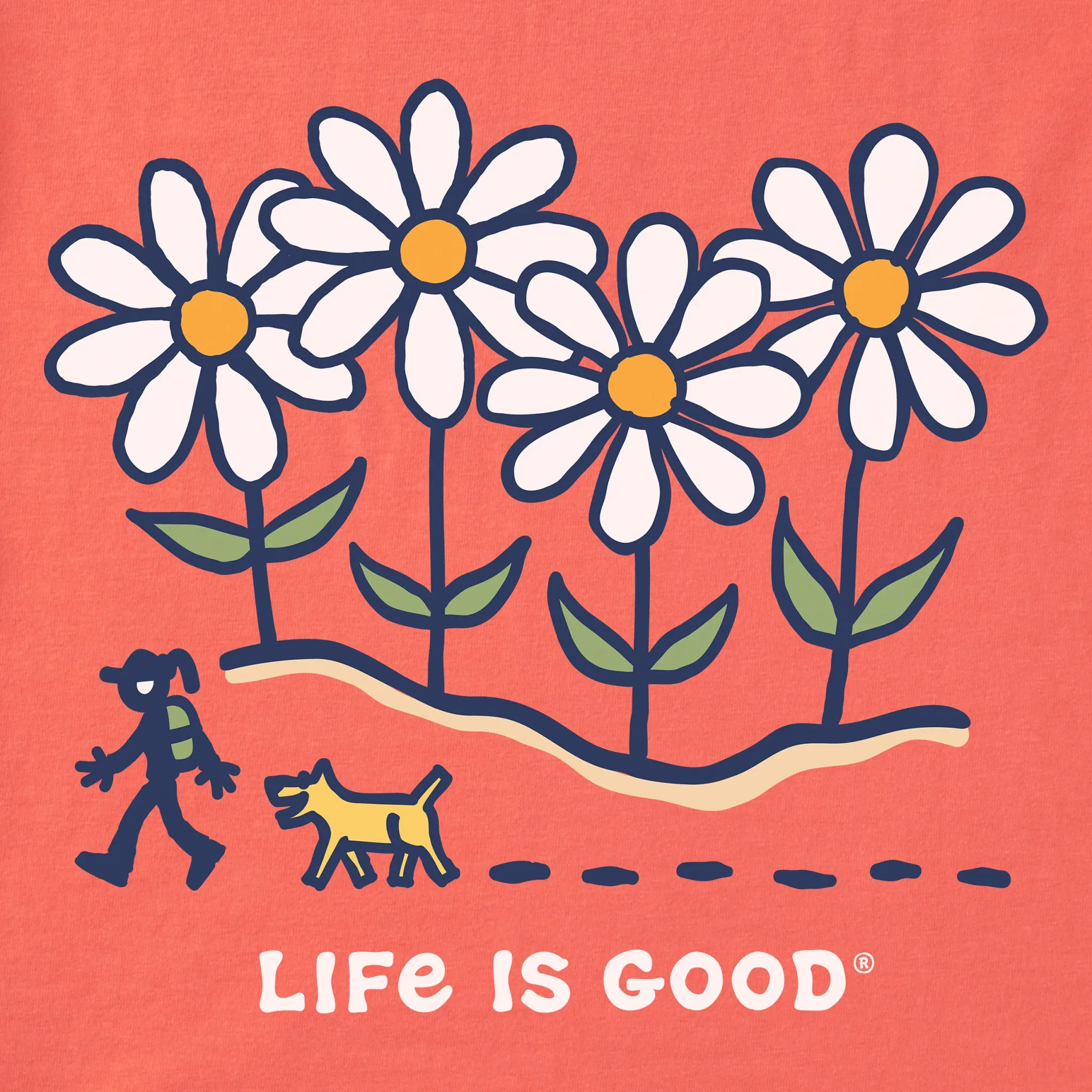 Women's Daisy Hike Short Sleeve Crusher Tee Life is Good