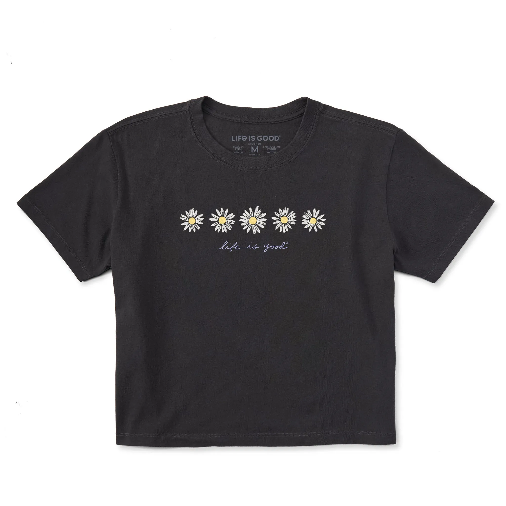 Women's Daisy Spectrum Short Sleeve Crusher Boxy Tee Life is Good
