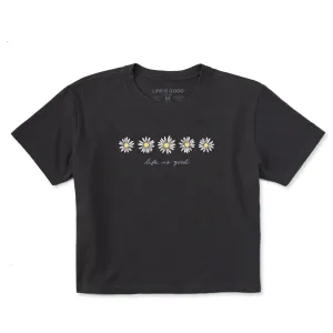 Women's Daisy Spectrum Short Sleeve Crusher Boxy Tee Life is Good