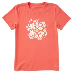 Women's Daisy Splash Short Sleeve Crusher Tee Life is Good
