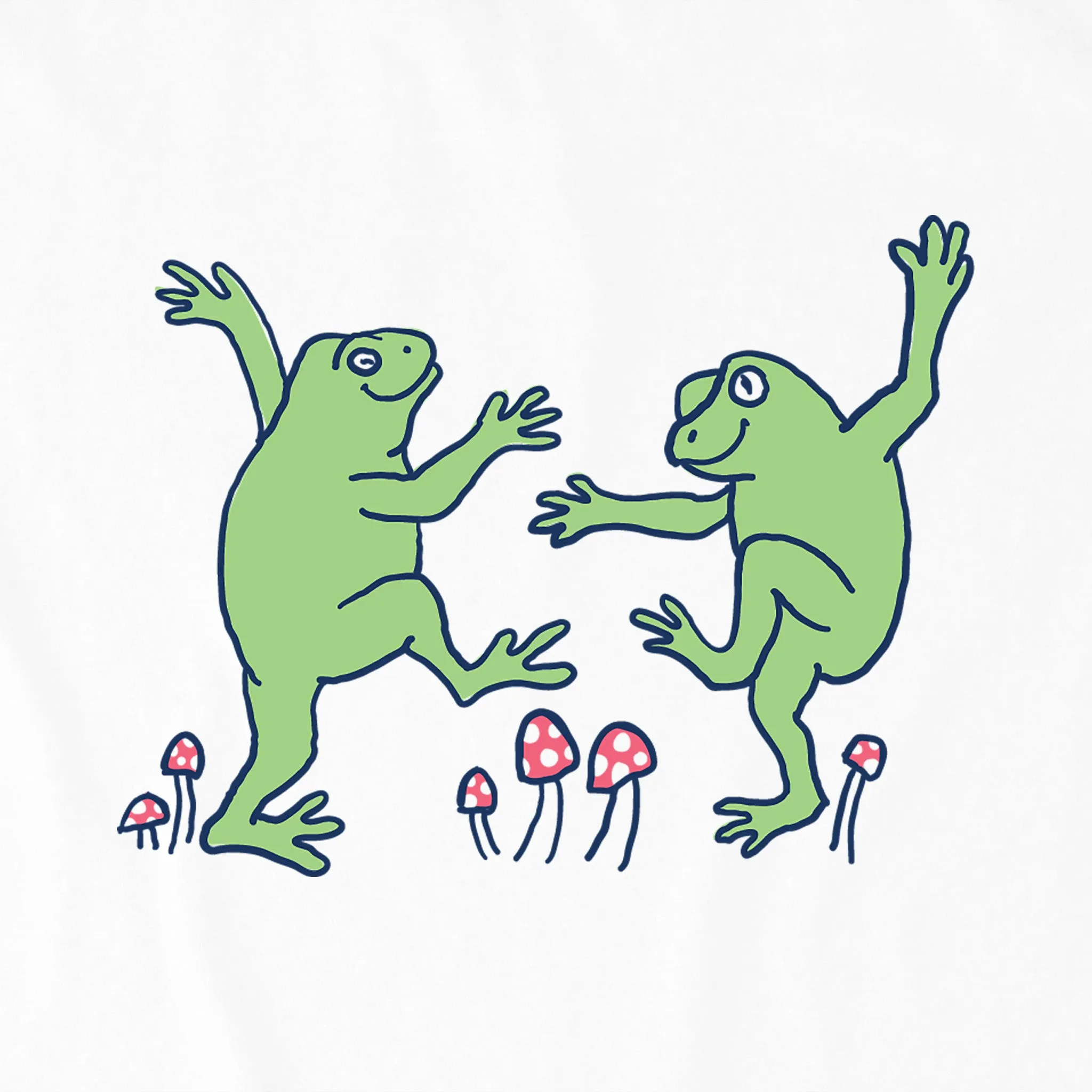Women's Dancing Frogs Crusher Tank Life is Good