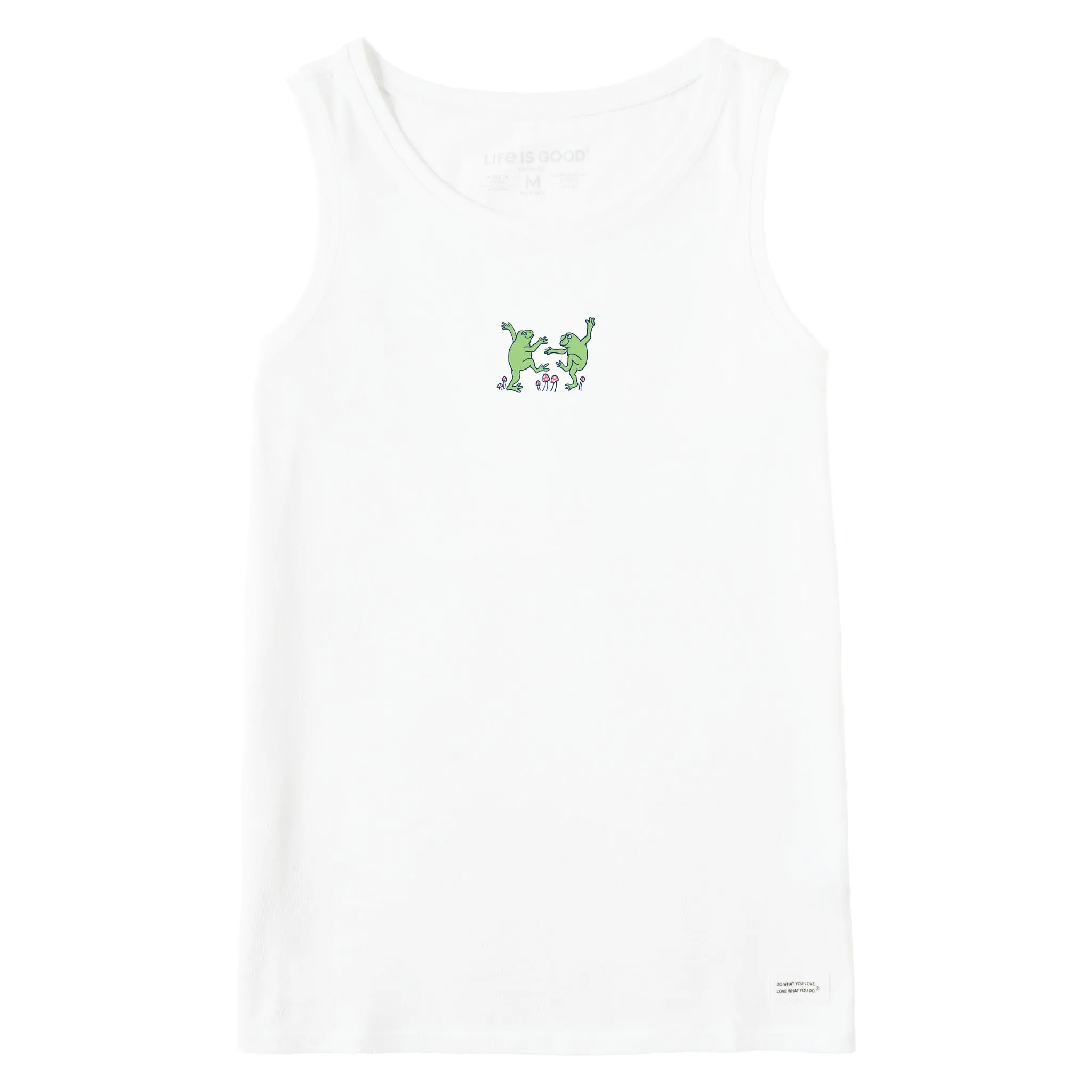 Women's Dancing Frogs Crusher Tank Life is Good