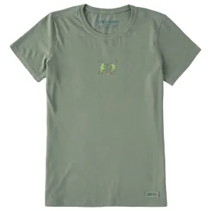 Women's Dancing Frogs Short Sleeve Crusher Tee Life is Good