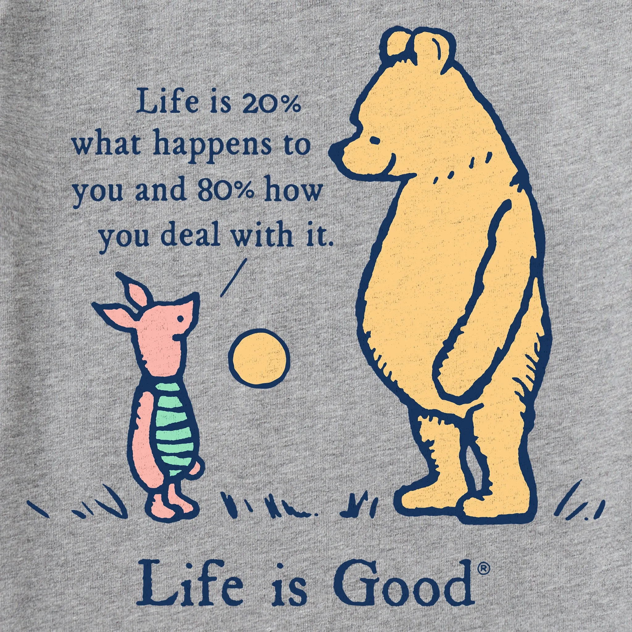 Women's Deal with it Winnie & P Short Sleeve Tee Life is Good