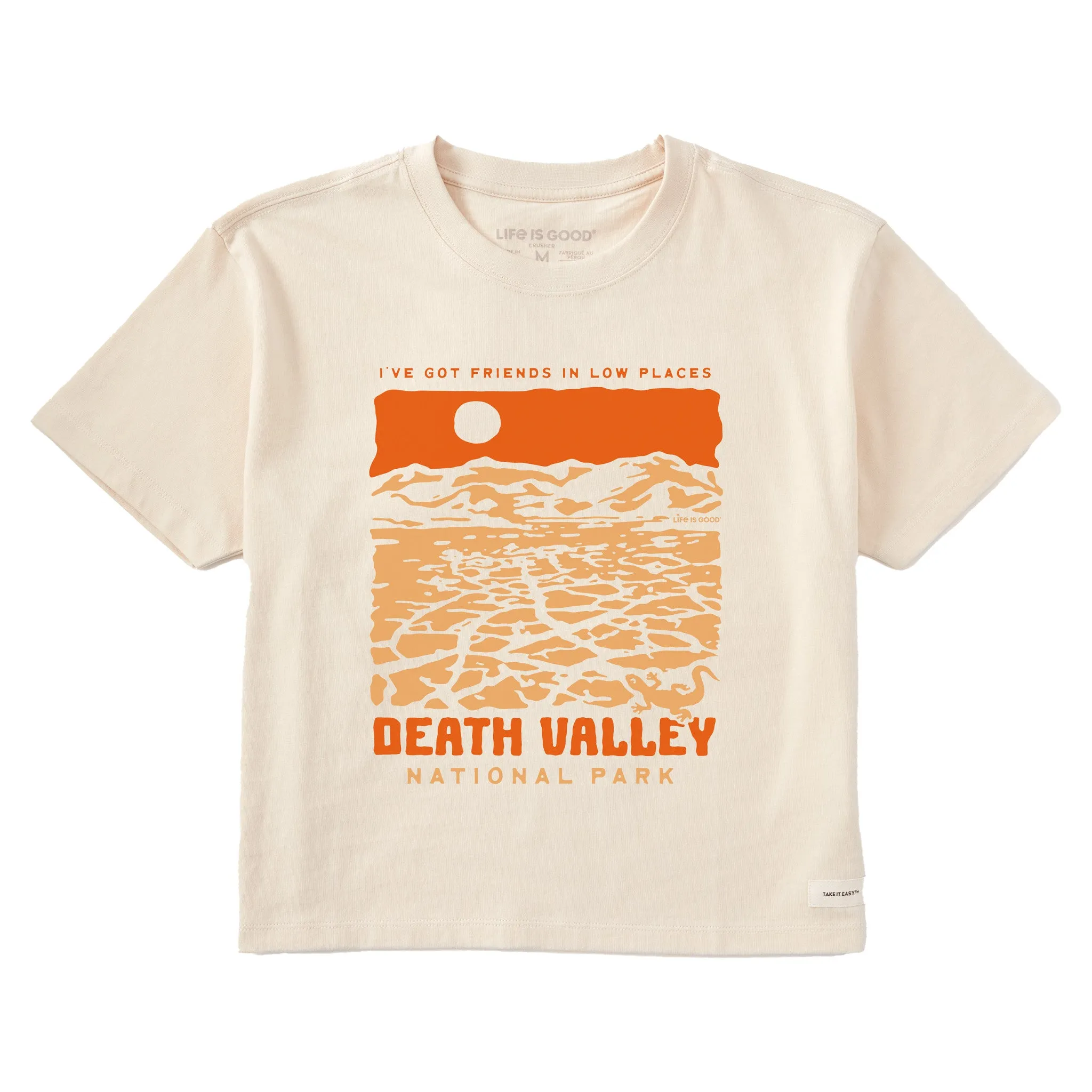 Women's Death Valley Low Places Short Sleeve Crusher Boxy Tee Life is Good