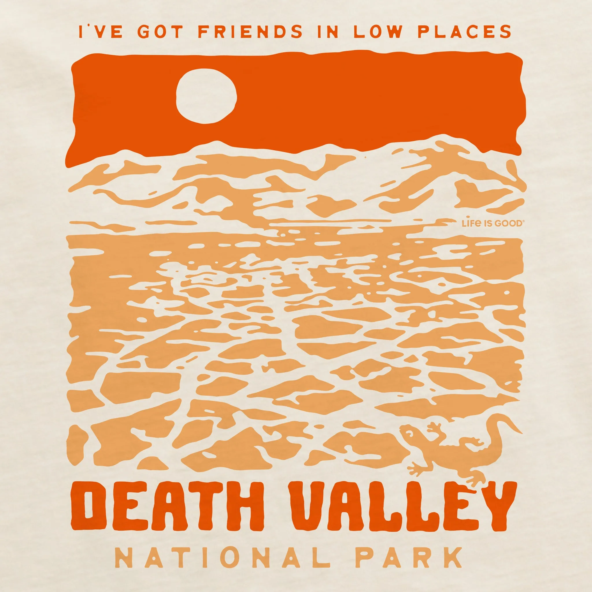 Women's Death Valley Low Places Short Sleeve Crusher Boxy Tee Life is Good