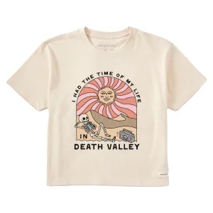 Women's Death Valley Time of My Life Short Sleeve Crusher Boxy Tee Life is Good