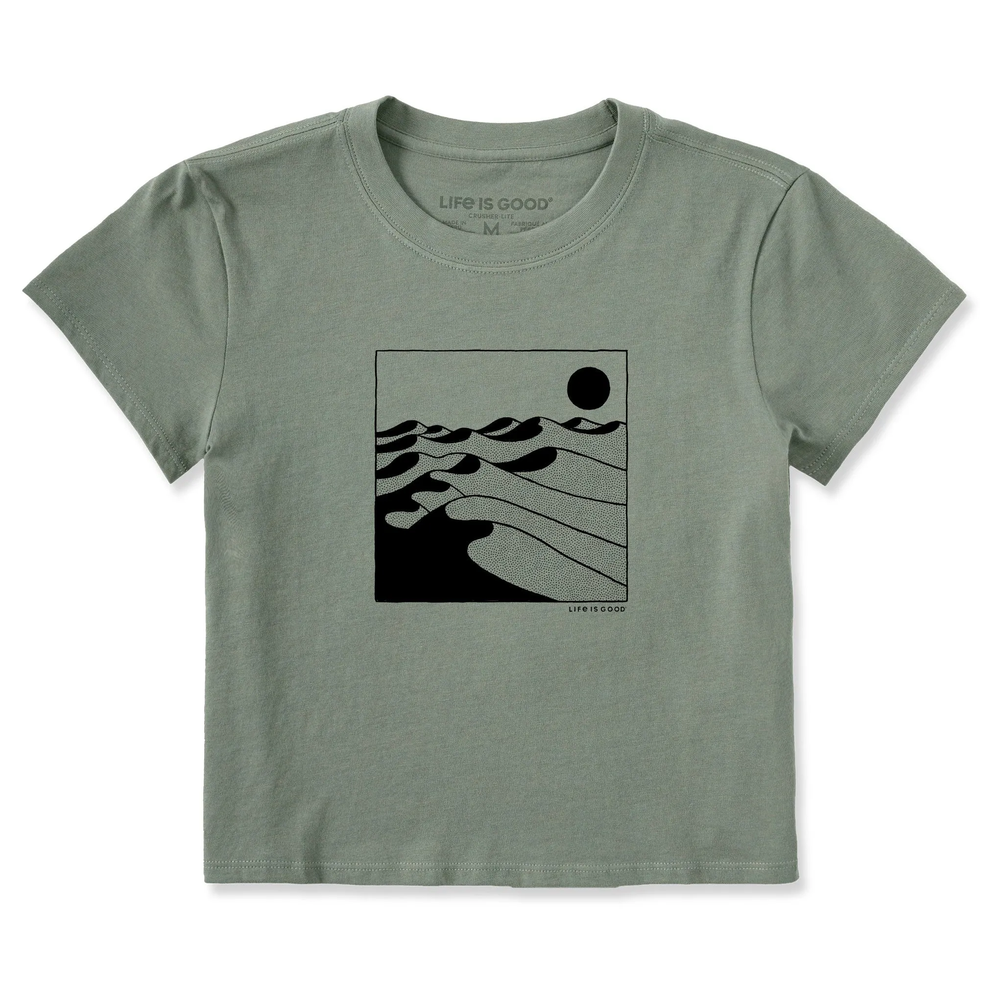 Women's Desert Dunes Crusher-LITE Shrunken Tee Life is Good