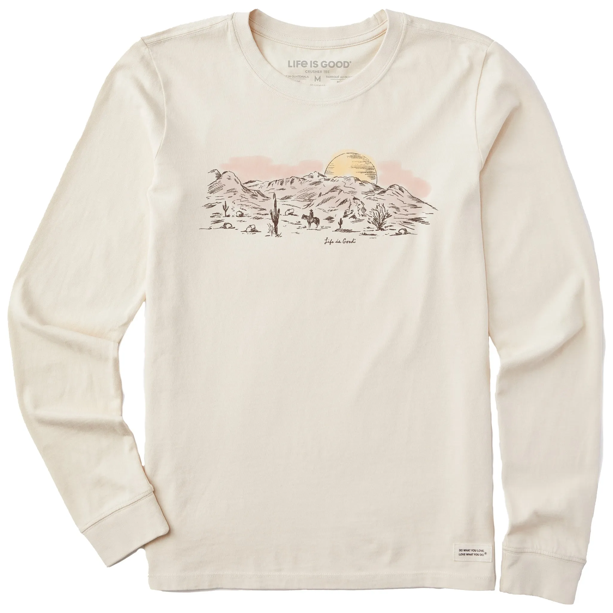 Women's Desert View Long Sleeve Crusher Tee Life is Good
