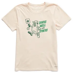 Women's Dinks Well Short Sleeve Crusher Tee Life is Good